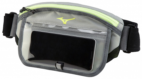 Поясная сумка Mizuno Waist Pouch M сер - Фото 3 большая