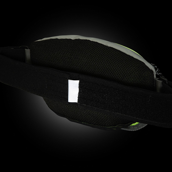 Поясная сумка Mizuno Waist Pouch M сер - Фото 5 большая