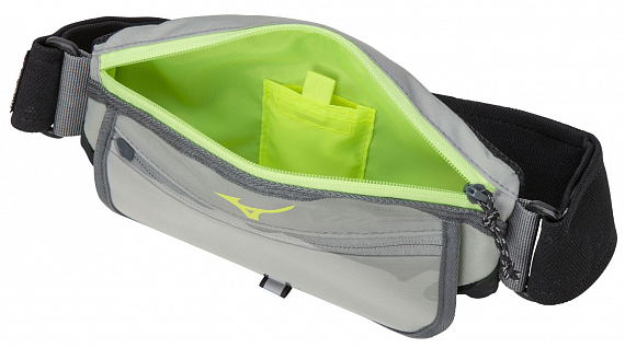 Поясная сумка Mizuno Waist Pouch M чер - Фото 4 большая