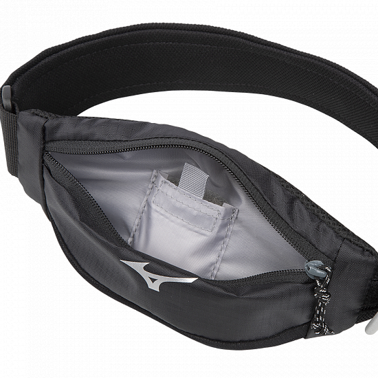 Поясная сумка Mizuno Waist Pouch S чер - Фото 3 большая