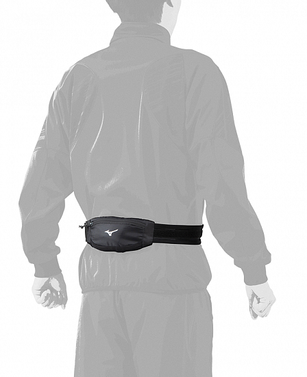 Поясная сумка Mizuno Waist Pouch S чер - Фото 6 большая