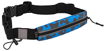 Поясная сумка Enklepp Run Fast Black Flowers/Blue