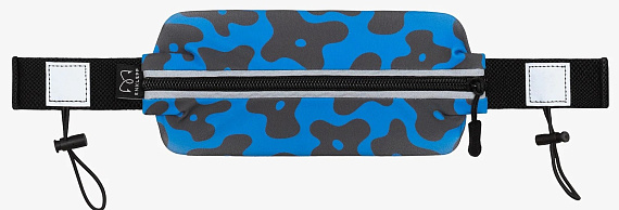 Поясная сумка Enklepp Run Fast Black Flowers/Blue - Фото 2 большая