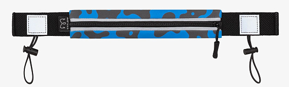 Поясная сумка Enklepp Run Fast Black Flowers/Blue - Фото 6 большая