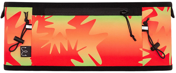 Поясная сумка Enklepp Tiksi Waist Belt 2.0 Zig Zag Gradient Red - Фото 1 большая