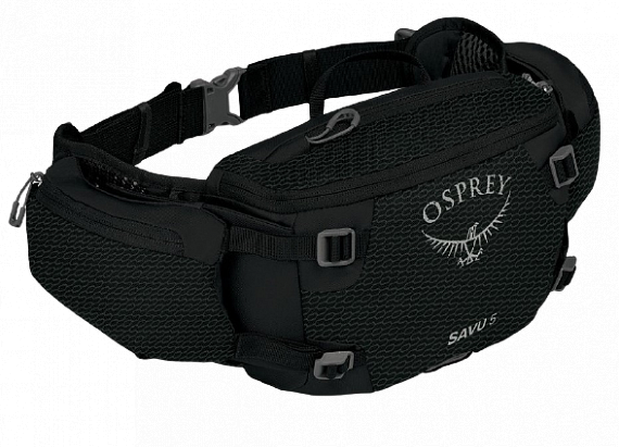 Поясная сумка Osprey Savu 5 Black - Фото 1 большая