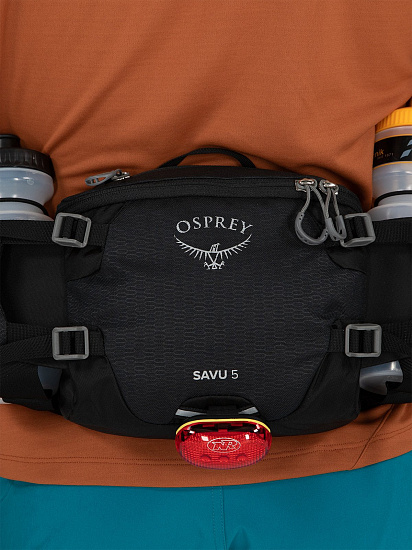 Поясная сумка Osprey Savu 5 Black - Фото 7 большая