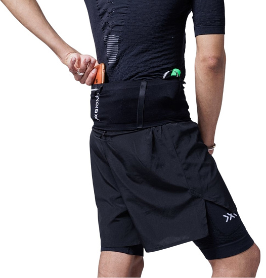 Пояс для бега X-Bionic Running Belt Black/X White - Фото 4 большая