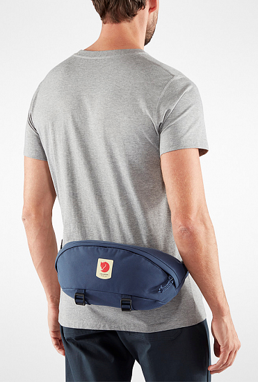 Поясная сумка Fjallraven Ulvo Hip Pack Large Black - Фото 3 большая