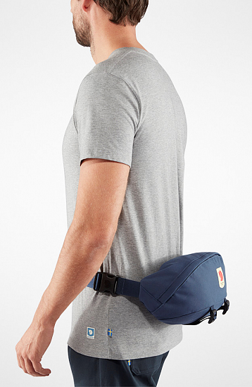 Поясная сумка Fjallraven Ulvo Hip Pack Large Black - Фото 5 большая