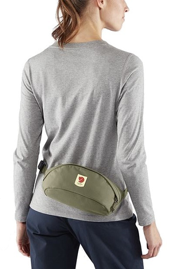 Поясная сумка Fjallraven Ulvo Hip Pack Medium Black - Фото 3 большая
