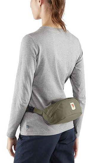 Поясная сумка Fjallraven Ulvo Hip Pack Medium Black - Фото 4 большая