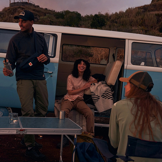 Поясная сумка Fjallraven Ulvo Hip Pack Medium Mountain Blue - Фото 9 большая