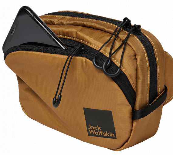 Поясная сумка Jack Wolfskin Wandermood Hipbag Salted Caramel - Фото 8 большая
