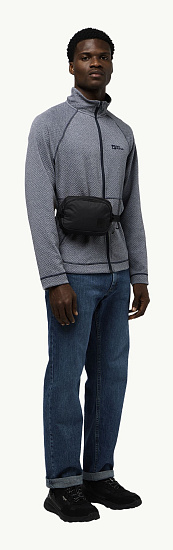 Поясная сумка Jack Wolfskin Wandermood Hipbag Granite Black - Фото 8 большая