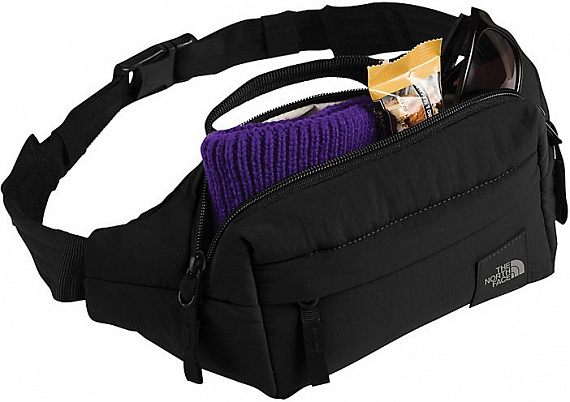 Сумка на пояс The North Face City Voyager Lumbar TNF Black - Фото 3 большая