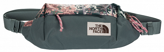 Поясная сумка The North Face Lumbar Pack Rose Tan Canvas Paint Print/Balsam Green/Foxglove Lavender - Фото 1 большая