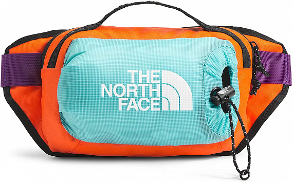 Поясная сумка The North Face Bozer Hip Pack III L Red Orange/Transantarctic Blue - Фото 1 большая