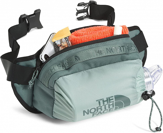 Поясная сумка The North Face Bozer Hip Pack III L Jadeite Green/Balsam Green - Фото 3 большая
