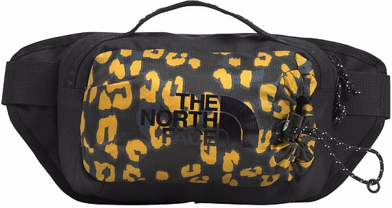 Поясная сумка The North Face Bozer Hip Pack III L Arrowwood Yellow Leopard Print/TNF Black - Фото 1 большая