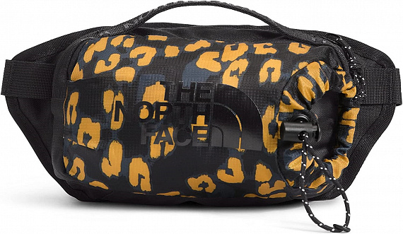 Поясная сумка The North Face Bozer Hip Pack III S Arrowwood Yellow Leopard Print/TNF Black - Фото 1 большая