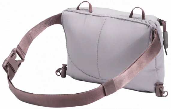 Поясная сумка женская The North Face Never Stop Alt Carry Minimal Grey/Graphite Purple - Фото 2 большая