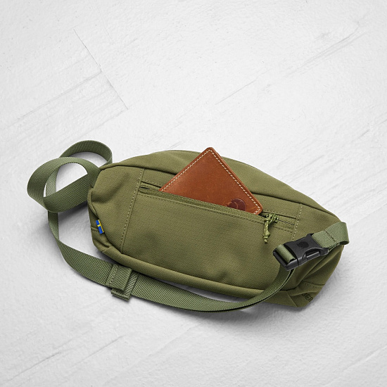 Поясная сумка Fjallraven Ulvo Hip Pack Medium Green - Фото 7 большая