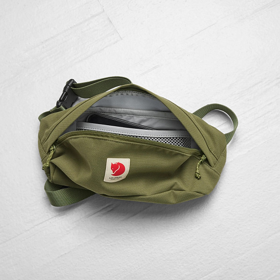 Поясная сумка Fjallraven Ulvo Hip Pack Medium Green - Фото 8 большая