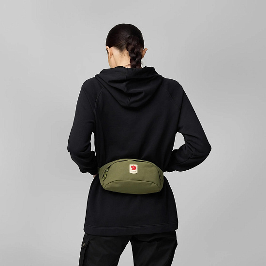 Поясная сумка Fjallraven Ulvo Hip Pack Medium Green - Фото 13 большая
