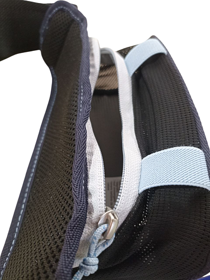 Поясная сумка Mizuno Bottle Waist Pouch Navy/Blue - Фото 4 большая