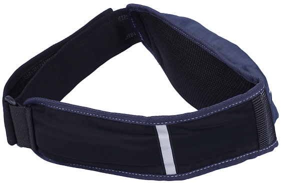 Поясная сумка Mizuno Waist Pouch M Navy/Blue - Фото 2 большая