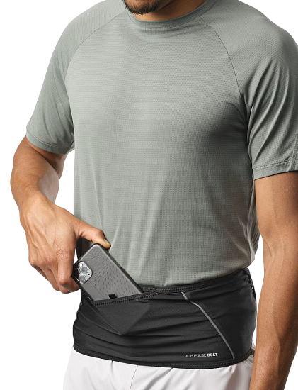 Поясная сумка Salomon High Pulse Black - Фото 7 большая