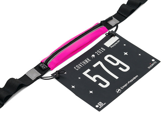 Поясная сумка Enklepp Run Belt Fast Pink - Фото 4 большая
