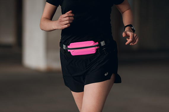 Поясная сумка Enklepp Run Belt Fast Pink - Фото 6 большая