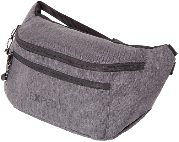 Сумка поясная Exped Travel Belt Pouch Black Melange - Фото 1 большая