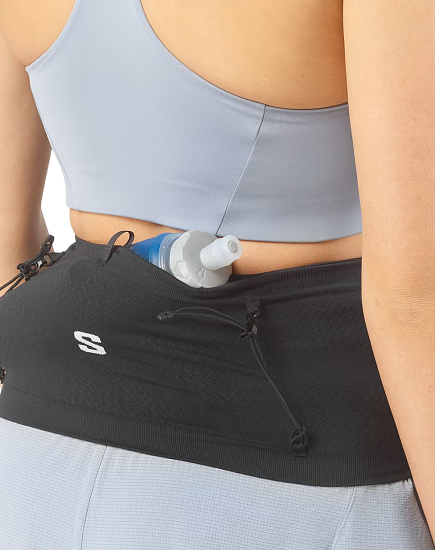 Поясная сумка Salomon Adv Skin Seamless Black/White - Фото 8 большая