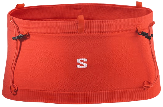 Поясная сумка Salomon Adv Skin Seamless Flame Scarlet/White - Фото 2 большая