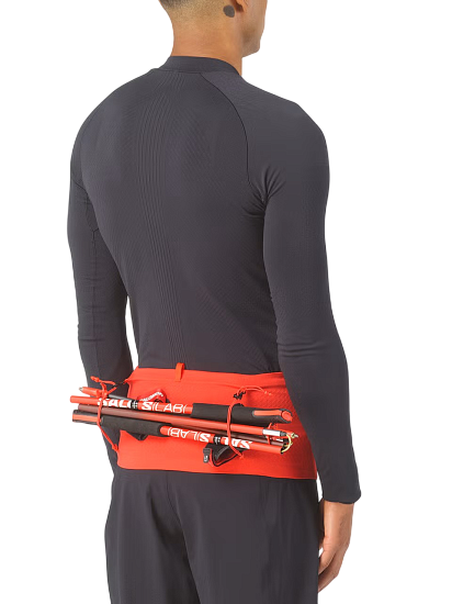 Поясная сумка Salomon Adv Skin Seamless Flame Scarlet/White - Фото 3 большая
