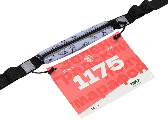 Поясная сумка Enklepp Run Belt Fast Retro Cats - Фото 3 большая