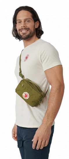 Поясная сумка Fjallraven Kanken Hip Pack Foliage Green - Фото 4 большая