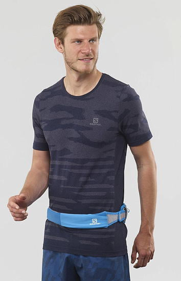 Поясная сумка Salomon Agile 250 Set Vivid Blue - Фото 3 большая