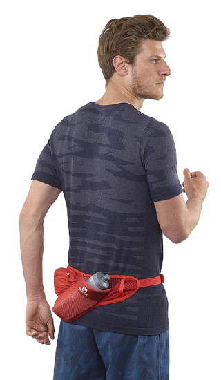 Поясная сумка Salomon Active Belt Valiant Poppy/Red Dahli - Фото 3 большая