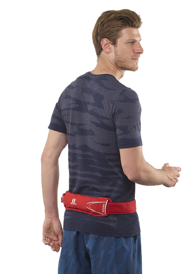 Поясная сумка Salomon Agile 250 Set Belt Goji Berry - Фото 3 большая