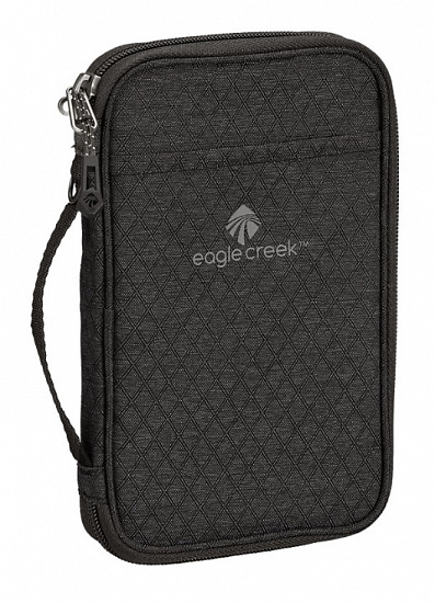 Кошелек Eagle Creek RFID Travel Zip Organizer Black/Charcoal - Фото 1 большая