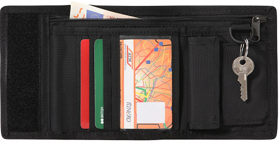 Кошелек The North Face Base Camp Wallet Agave Green-TNF Black - Фото 3 большая