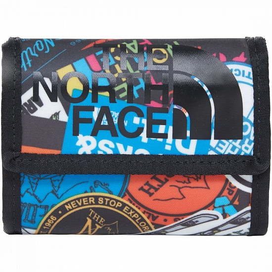 Кошелек The North Face Base Camp Red Sticker Bomb Print - Фото 1 большая