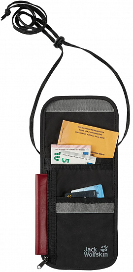 Кошелек Jack Wolfskin Organizer Dusty Grey - Фото 2 большая