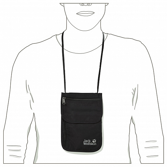 Кошелек Jack Wolfskin Organizer Dusty Grey - Фото 4 большая