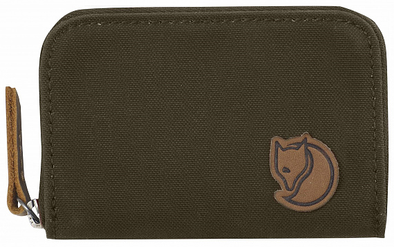 Кошелек Fjallraven Zip Card Holder Dark Olive - Фото 5 большая