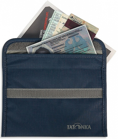 Кошелек Tatonka Travel Folder Rfid Navy - Фото 3 большая